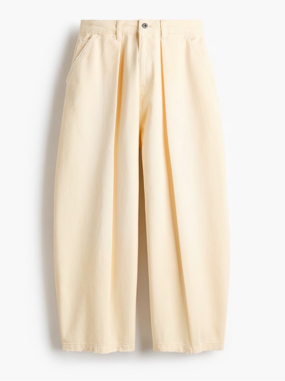 H&M barrel yellow pants